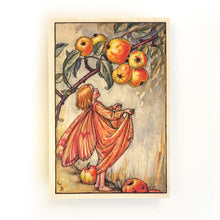 Load image into Gallery viewer, Wooden postcard - apple fairy
