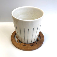 Load image into Gallery viewer, Oak fretwork coaster - sheep
