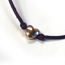 Load image into Gallery viewer, Red coloured plated  heart bracelet
