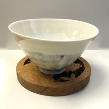 Load image into Gallery viewer, Oak pot stand - shaggy dog
