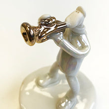 Load image into Gallery viewer, Porcelain trumpet player
