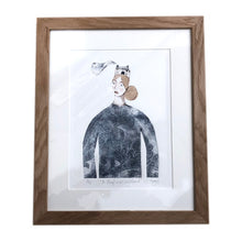 Load image into Gallery viewer, Collagraph print - Roof over my head
