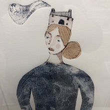 Load image into Gallery viewer, Collagraph print - Roof over my head
