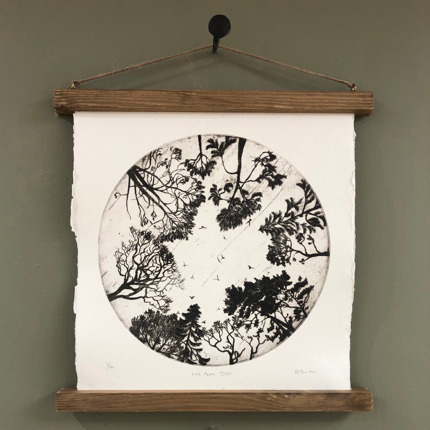 Etching - Look above