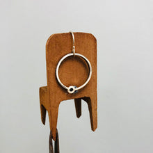 Load image into Gallery viewer, Shadow circles - silver earrings
