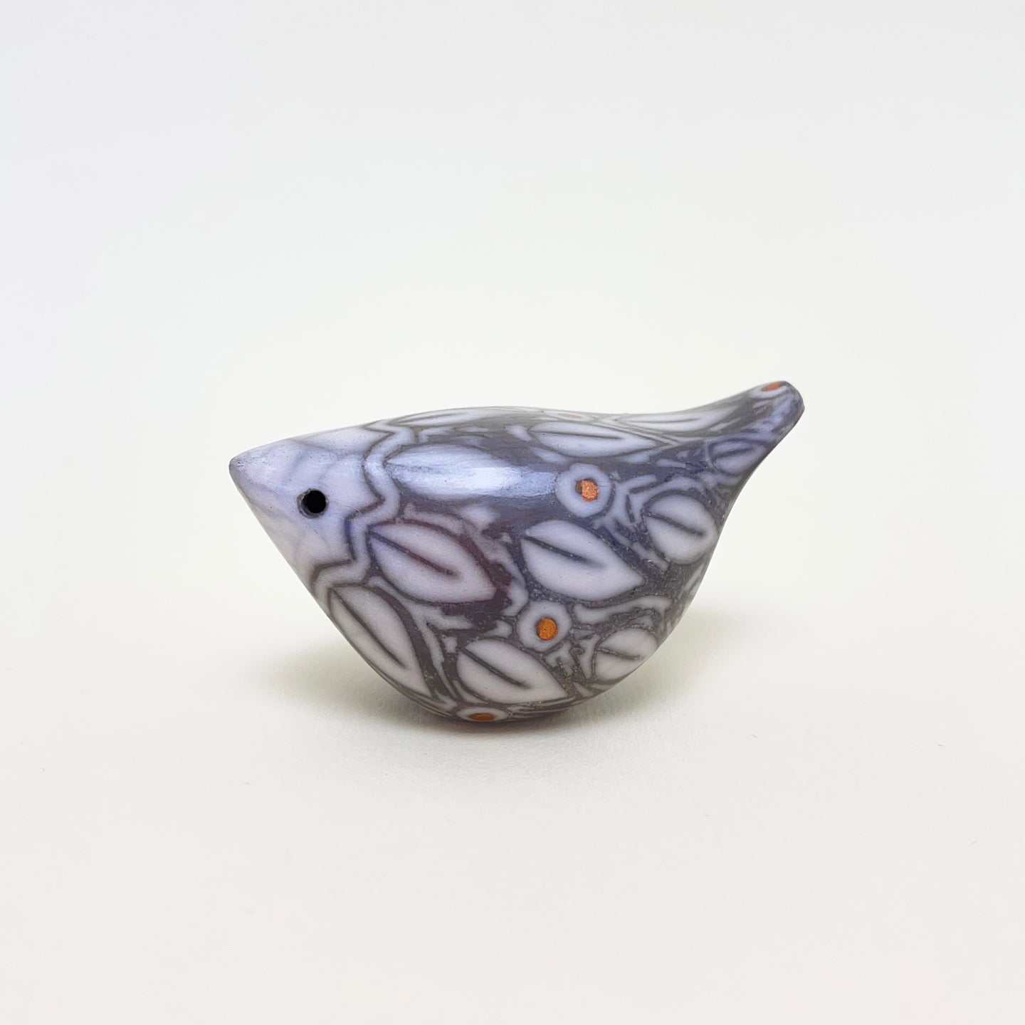 Little raku ceramic bird 1