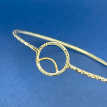 Load image into Gallery viewer, Silver &amp; gold bangle - Arc
