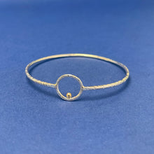 Load image into Gallery viewer, Silver &amp; gold bangle - Dot
