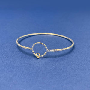 Silver & gold bangle - Ring