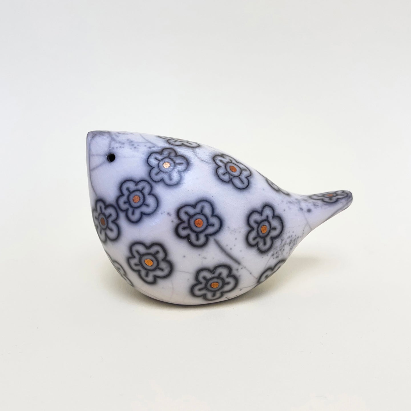 Large raku ceramic bird 2