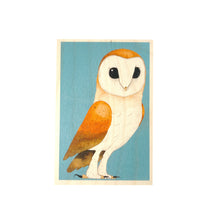 Load image into Gallery viewer, Wooden postcard - birds 2
