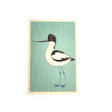 Load image into Gallery viewer, Wooden postcard - birds 4
