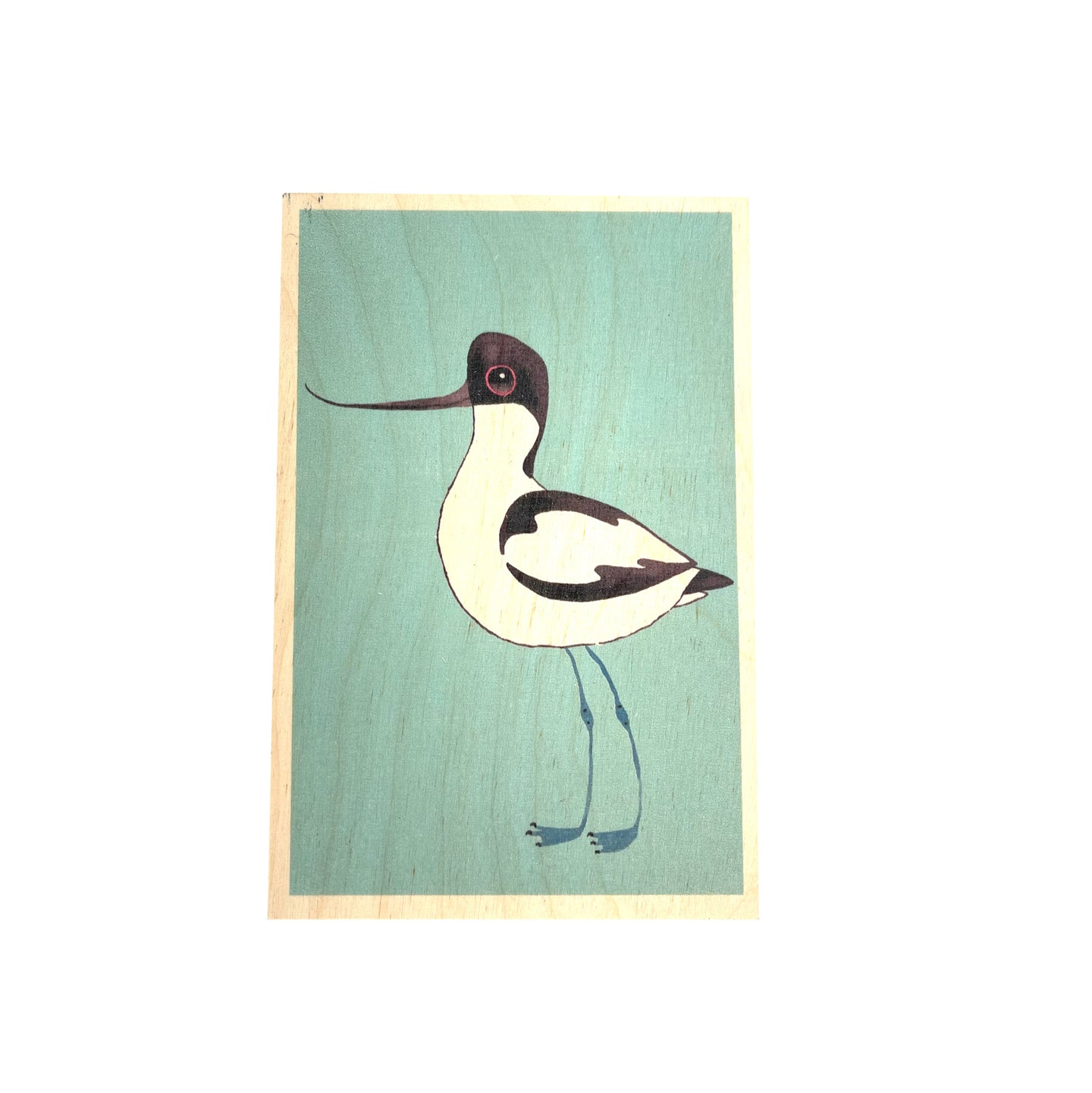 Wooden postcard - birds 4