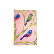 Load image into Gallery viewer, Wooden postcard - birds 5
