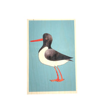 Load image into Gallery viewer, Wooden postcard - birds 8
