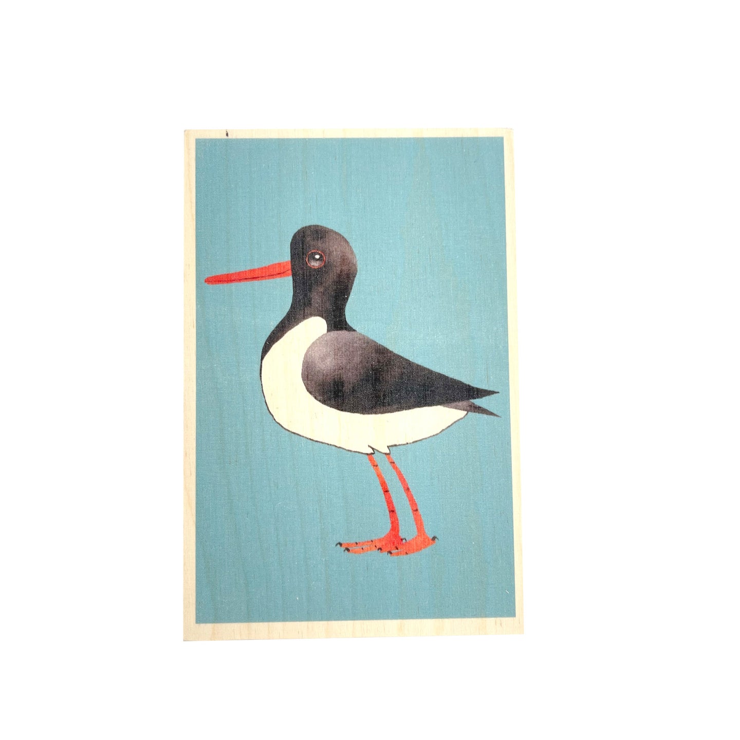 Wooden postcard - birds 8