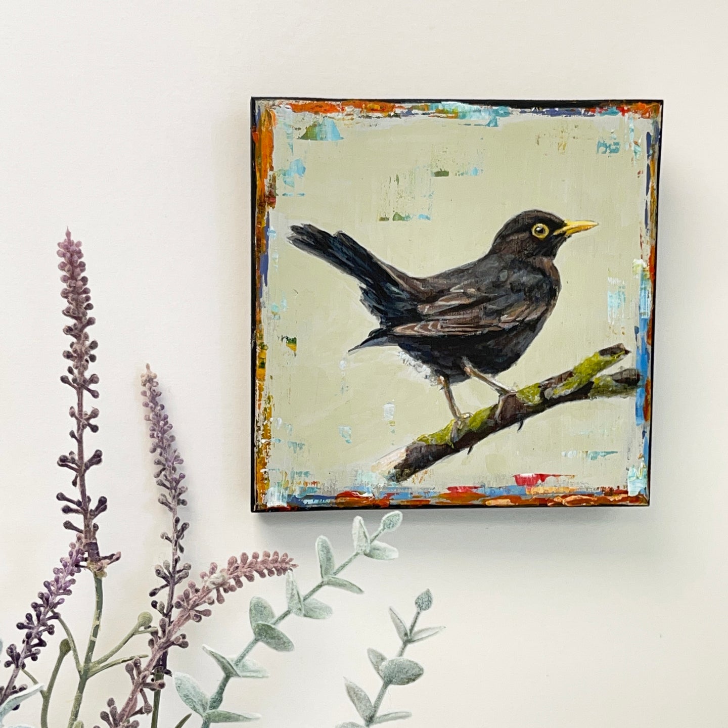 Blackbird painting