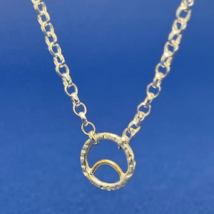 Silver & gold small bracelet - Arc