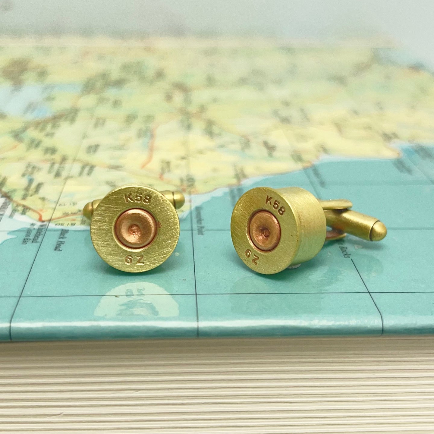 Bullet cufflinks - .303