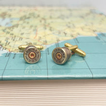 Load image into Gallery viewer, Bullet cufflinks - .357 Magnum
