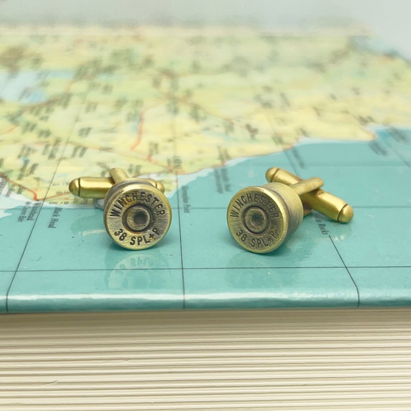 Bullet cufflinks - .38 Special