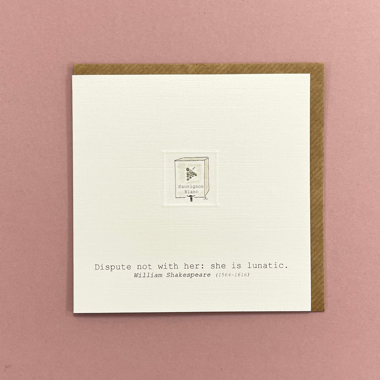 Greeting Card - dispute not with her