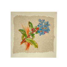 Load image into Gallery viewer, Card with forget me not
