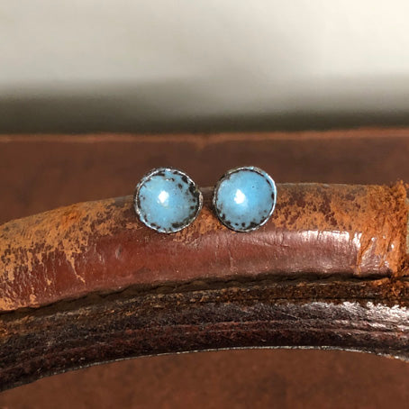 Small enamel stud earrings