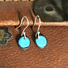 Load image into Gallery viewer, Small enamel drop earrings
