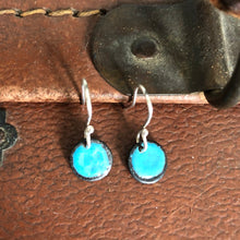 Load image into Gallery viewer, Small enamel drop earrings
