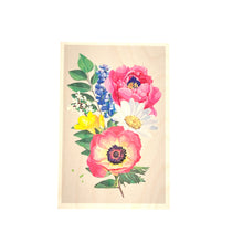 Load image into Gallery viewer, Wooden postcard - flowers
