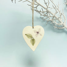 Load image into Gallery viewer, Ceramic hanging - hydrangea single
