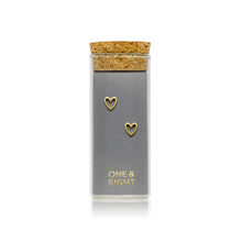 Load image into Gallery viewer, Gold heart stud earrings
