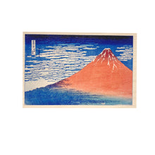 Load image into Gallery viewer, Wooden postcard - Hokusai 1
