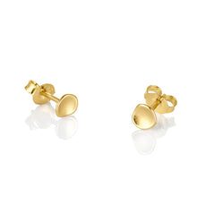 Load image into Gallery viewer, Gold nugget studs
