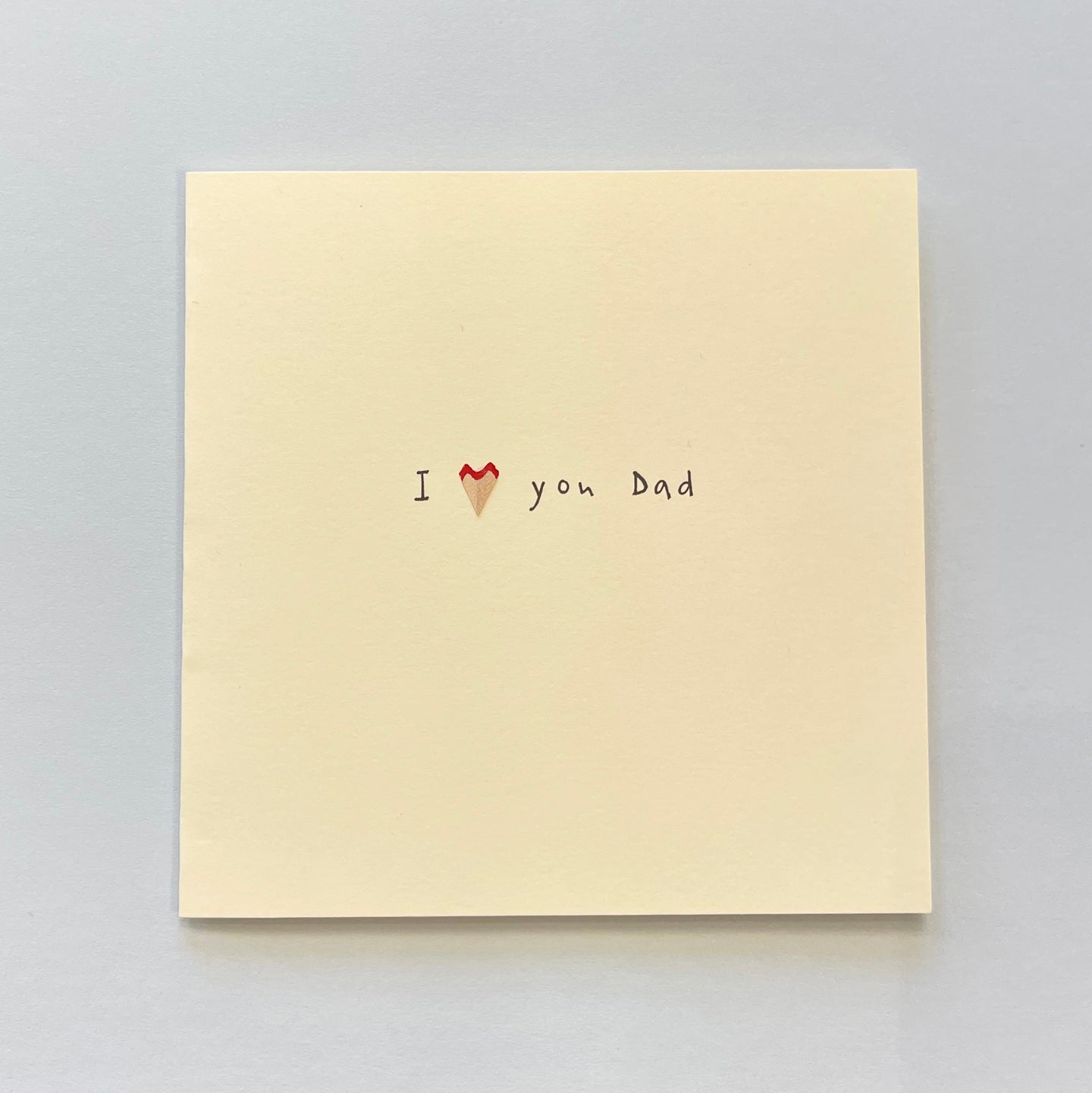Greeting Card - love you dad