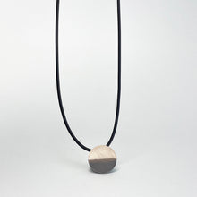 Load image into Gallery viewer, Small silver disk pendant 5
