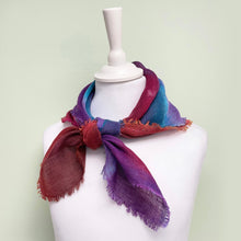 Load image into Gallery viewer, Hand dyed linen scarf 4
